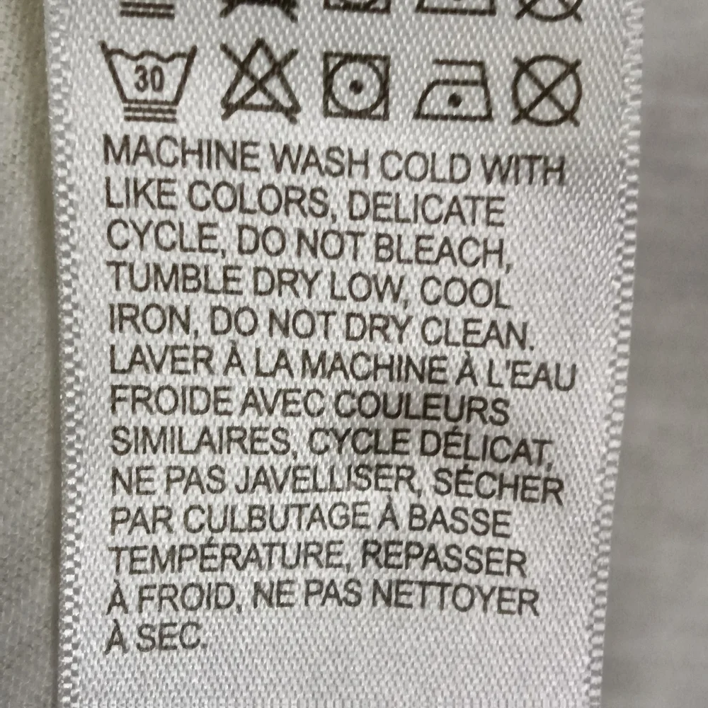 Lucky Brand White Lace Detail Boho Top Small - Picture 9 of 9